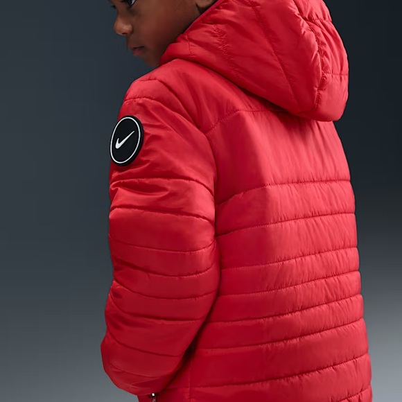 Nike Jacket Red Puffer Jacket - Picture 8 of 11